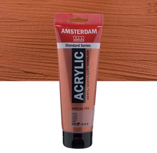 Acrylique AMSTERDAM, cuivre, 250 ml