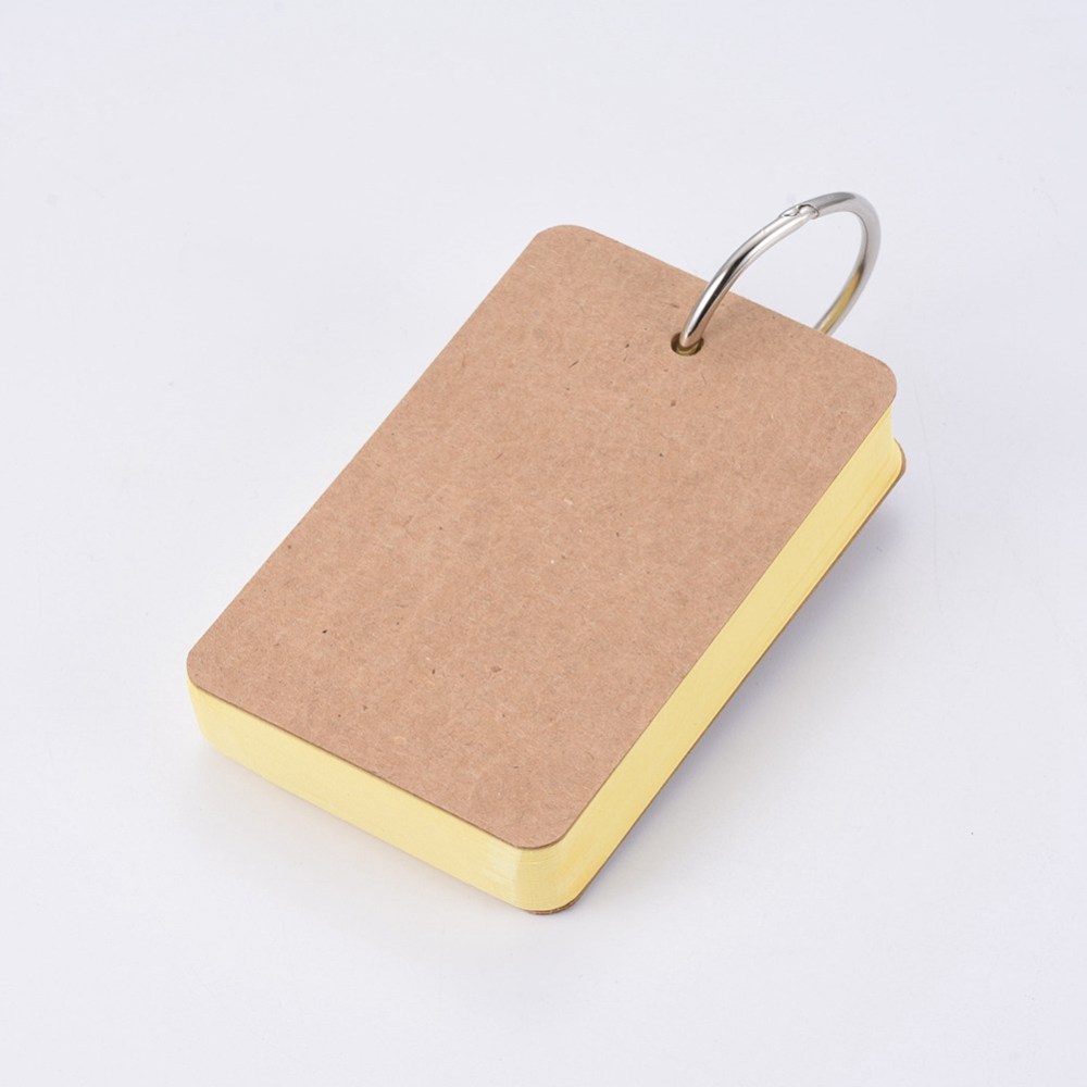 Lot de 2 bloc-notes porte clé à personnaliser, 50 feuilles, 88x54x19mm