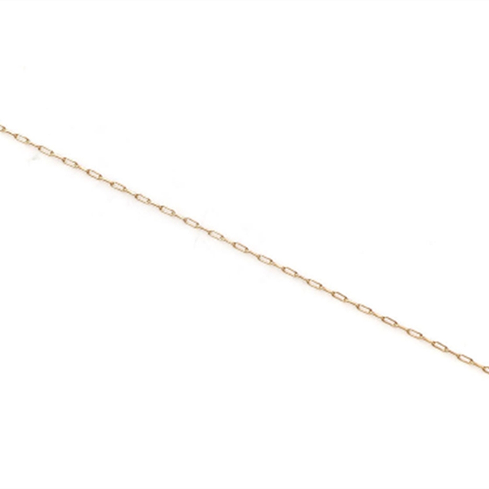 Chaîne INOX doré, placage sous-vide, 2,4x1,4x0,3mm, au mètre