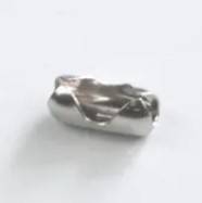 Connecteur pour chainette de store, argenté, 5x3mm