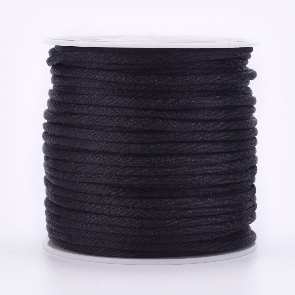 Queue de rat 100% polyester 2mm, bobine de 23m