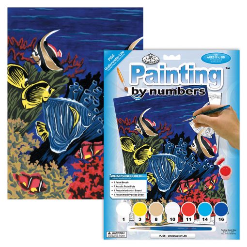 ROYAL LANGNICKEL Peinture au N° - Junior Small - La vie sous-marine