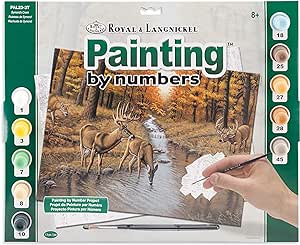 ROYAL LANGNICKEL Peinture au N°- Adulte Large - Biches