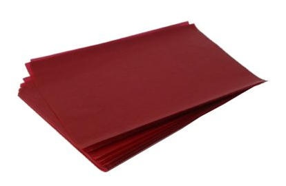 Feuille de carbone rouge à la cire, A4 39.7 x 21cm