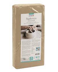 [68073610] Argile de potier sans chamotte, blanche, reconditionnée à 1kg