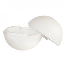 [3306000] Boule en polystyrène divisable, blanc, diam 20 cm