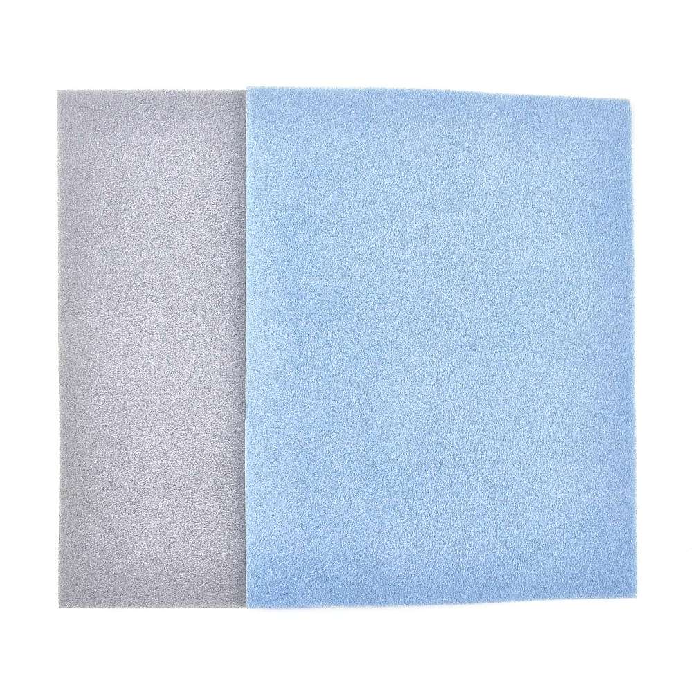 Tapis de perles, 30x23cm, beige ou bleu ciel, unité