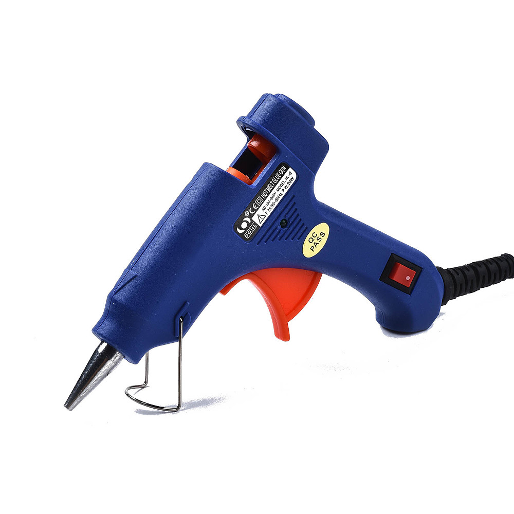 [TOOL-MSMC002-14A] Pistolet à colle 100/240V, 115x135mm, avec 30 bâtons de 7mm, unité