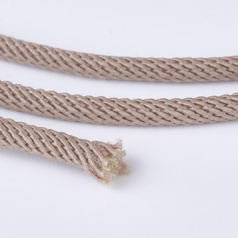 Paracorde, Fil de Nylon, noir, rond, diam 3mm - le mètre