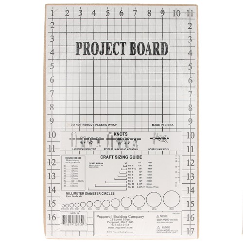 Macramé board, grande planche de tissage, 43x28cm, + 6 aiguilles