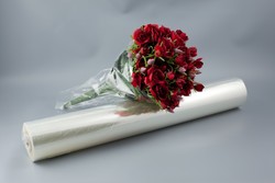 Papier transparent pour cadeaux ou fleurs, 3 x 0.7m