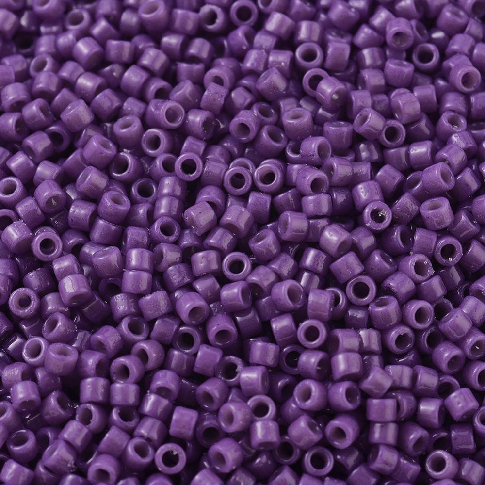 Perles Miyuki delica 11/0 fiole d'env. 3g VIOLET FONCÉ BRILLANT DB1379