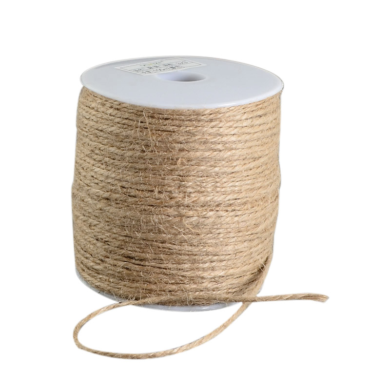 Découpe de corde de jute, fibres naturelles, 2mm, bonne résistance, au mètre