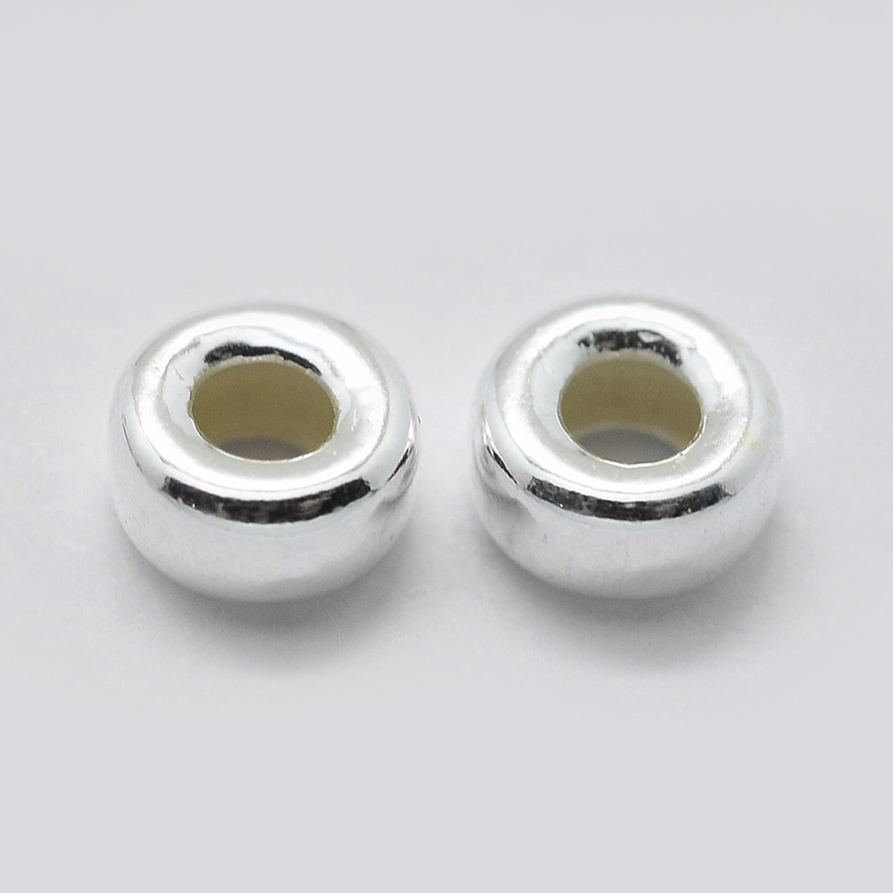 [STER-K171-39S-01] Séparateur en 925 argent sterling, 5x3mm, trou 2,5mm, l'unité