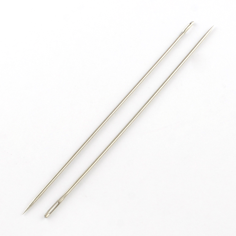 [TOOL-R111-09] Aiguille à coudre/tisser 55x0,5mm, trou 0,5x1,5mm, l'unité