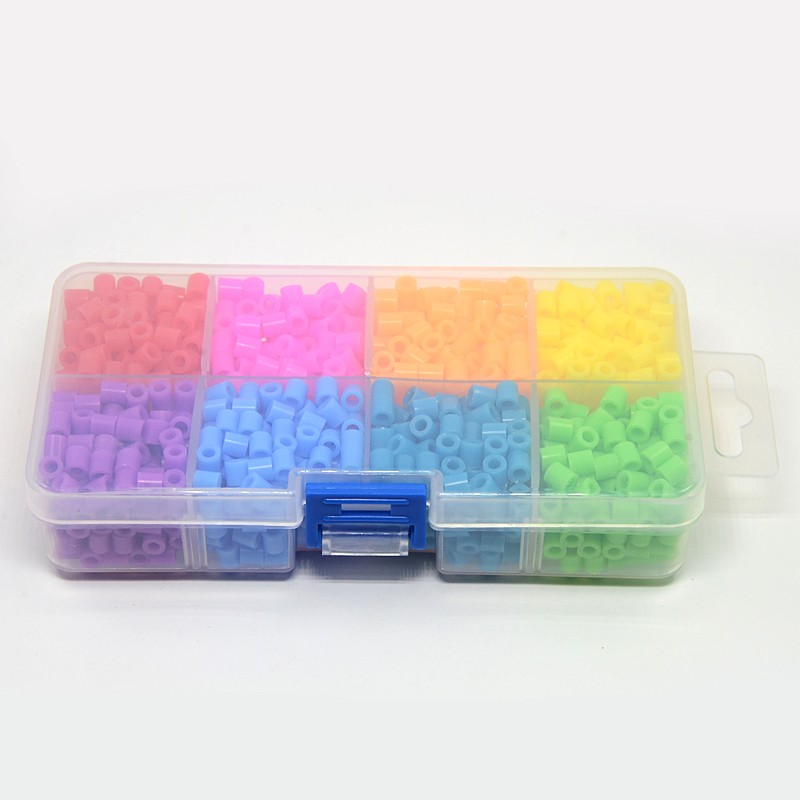[DIY-X0056] Coffret de perles à repasser 5x5mm, trou 3mm, 8 couleurs