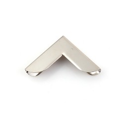 [G1103] Angles pour boîtes couleur argent, 30x30mm
