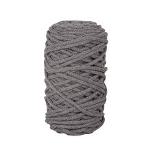 [42010558] Fil braidy recycling tressé 4mm 65m 250gr gris granite