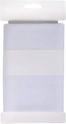 [53962102] Tissu canevas blanc 100 x 72 cm - 330gr/m2