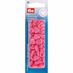 [4002273933180] Boutons PRESSION COLORSNAP COEUR ROSE