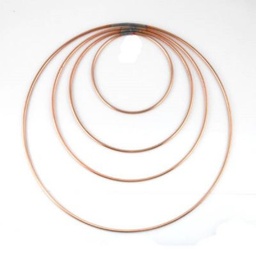 [910040] Cercle métal cuivre diam 40cm épaisseur 3mm