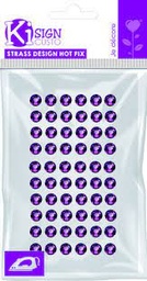 [3760131942804] STRASS THERM VIOLET 5MM 60 pièces