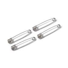 [NEED-T001-02] Épingles à nourrice, couleur argent, 36x8,5x2,5mm, lot de 10