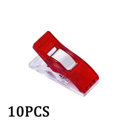 [9963] Pinces pour couture et artisanat x 10, coloris aléatoire, 27x10mm