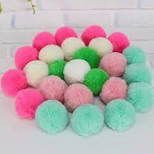 [JLB05] Pompons diam 5cm coloris variés, vendus à l'unité