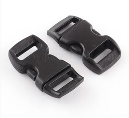 [CLIP4N  KY-WH0020-33I] Clip noir 29x15x6mm, trou 10mm