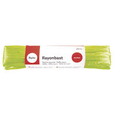 [5214811] Raphia rayonné 20m brillant vert clair