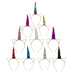 [OHAR-Q279-03] Serre tête licorne, coloris variés, 270x120mm