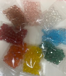 [BRIOKIT] Kit de perles en verre 8 sachets de coloris variées