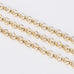 [CHAIN01 Ch-s066-01] Chaîne laiton , non soudée, 2x1mm / le mètre