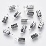 [6656 STAS-E149-07P] Pince à rubans INOX argenté, 11x5.5x5mm, trou 1mm