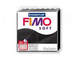 [261403] Fimo soft 9 noir 57gr