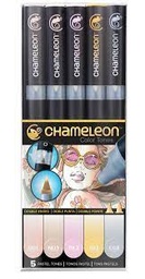 [CT0501] Chameleon 5 pen pastel tones set