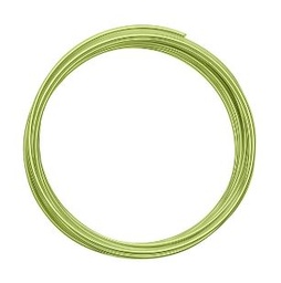 [8716052174218] Fil en aluminium, embossé, 2mm x5 mètres, couleur vert menthe