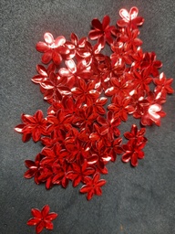 [SEFR] Sequin en forme de fleur couleur rouge les 10g