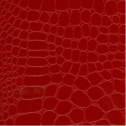 [3471052395327] Feuille de papier skivertex, croco, 100x69cm COULEUR ROUGE