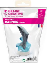 [3471051830118] Moule en latex, forme de dauphin