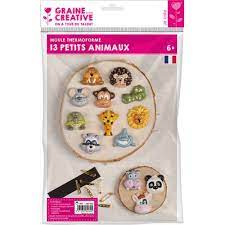 [3471052801605] Moule thermoforme 13 petits animaux, 9 épingles