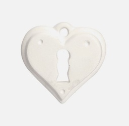 [3471051696592] Plâtre coeur, à décorer, différentes formes, ~ 5x5cm
