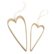 [4006166153471] Quilling Papier mâché Pendentif quilling coeur en papier mâché