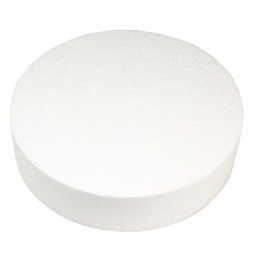 [3000700] Disque en polystyrène blanc, 30x7 cm