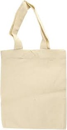 [3822600] Sac en coton beige avec anses à personnaliser, 21 x 25 cm