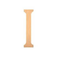 [103959] Bois, Lettre I en bois recyclé, plate, 220x12mm