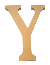 [103975] Bois, Lettre Y en bois recyclé, plate, 220x12mm