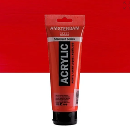 [17123960] Acrylique AMSTERDAM, rouge napht./ rouge de naples moyen, 250 ml