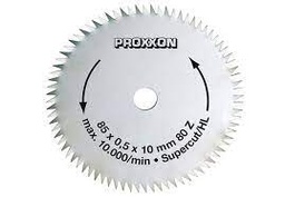 [28731]  Proxxon 28731 Lame de scie circulaire 'super cut&quot;, 80 dents